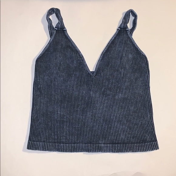 Free People Washed Crop Top - Picture 5 of 7